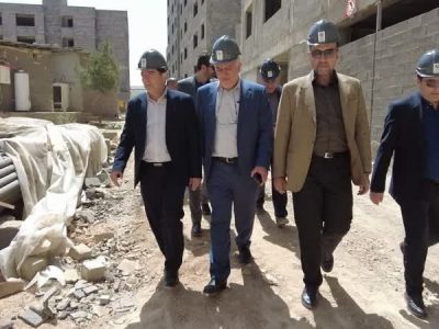 بازدید معاون مسکن و عمران شهری بنیاد مسکن کشور از طرح های عمرانی و طرح نهضت ملی مسکن شیراز
