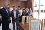 افتتاح نماشگاه آثار طراحی گره چینی