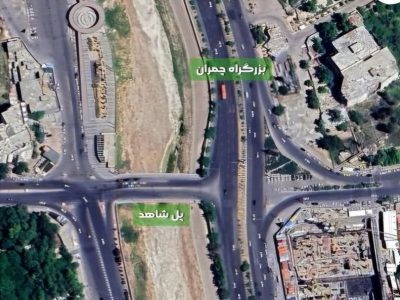 تخریب پل ۵۰ ساله شاهد