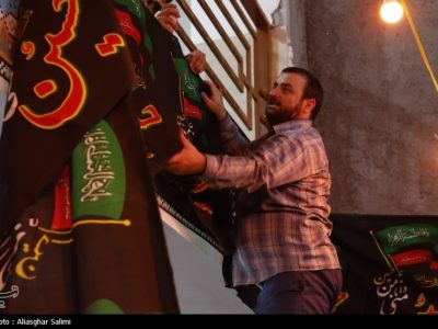 بازار های تاریخی شیراز سیاه پوش شد