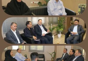 دیدار و گفتگوی مدیران بانک ایران‌ زمین با کیایی، مدیرکل آموزش فنی و حرفه‌ای استان فارس به منظور پرداخت تسهیلات ویژه برای کارکنان بخش دولتی و خصوصی استان