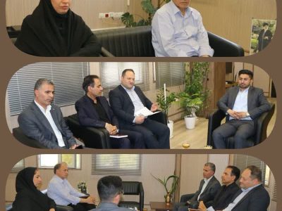 دیدار و گفتگوی مدیران بانک ایران‌ زمین با کیایی، مدیرکل آموزش فنی و حرفه‌ای استان فارس به منظور پرداخت تسهیلات ویژه برای کارکنان بخش دولتی و خصوصی استان