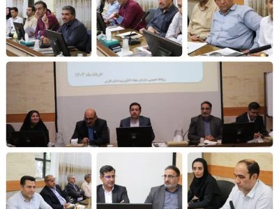 برگزاری جلسه ارزیابی طرح نفوذ دانش در عرصه های تولیدی شهرستان های منطقه ۱ استان فارس به ریاست رئیس سازمان جهاد کشاورزی استان فارس