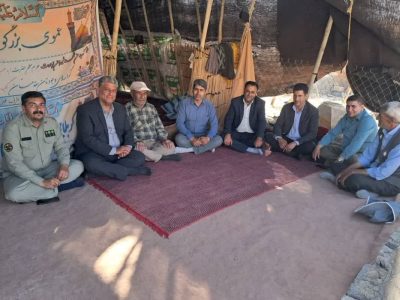 تاکید بر حفاظت از محیط زیست در بازدید فرماندار خرم‌بید از مناطق عشایری قنات نو