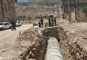 اجرای ۲۰۰ متر لوله بتنی ترافیکی در روستای سید صفری از توابع دهستان قره‌باغ شهرستان شیراز