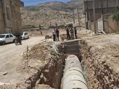 اجرای ۲۰۰ متر لوله بتنی ترافیکی در روستای سید صفری از توابع دهستان قره‌باغ شهرستان شیراز