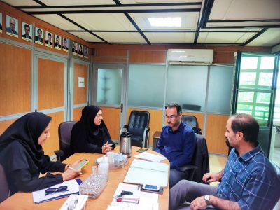 برگزاری نشست پدافند غیرعامل و H.S.E در معاونت تحقیقات و فناوری دانشگاه