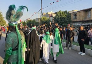 کاروان نمادین امام حسین (ع) به قادرآباد رسید