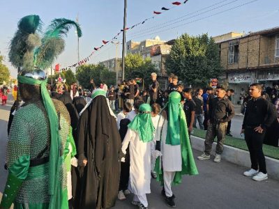 کاروان نمادین امام حسین (ع) به قادرآباد رسید