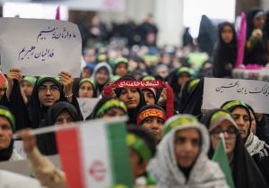 تجدید میثاق زینبیون سومین حرم اهل‌بیت(ع)، با رهبر معظم انقلاب(دام ظله)