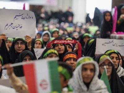 تجدید میثاق زینبیون سومین حرم اهل‌بیت(ع)، با رهبر معظم انقلاب(دام ظله)
