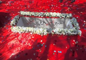 بدرقه پیکر شهید غیب پرور تا گلزار شهدای شیراز