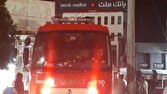 مهار آتش در یکی از بانک های شهرستان کوهچنار