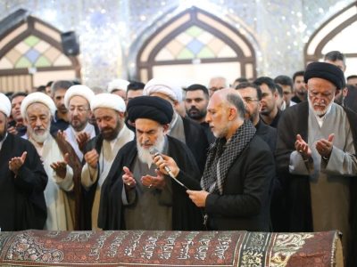 مراسم تشییع و تدفین آیت‌ الله موحد