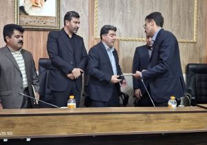 تودیع و معارفه مدیر بنیاد مسکن شهرستان آباده