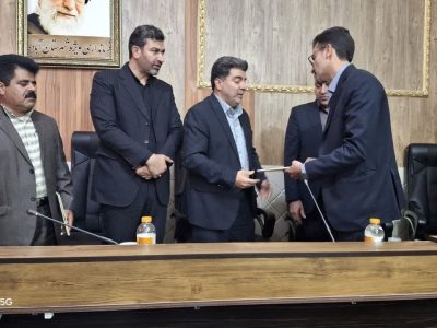 تودیع و معارفه مدیر بنیاد مسکن شهرستان آباده