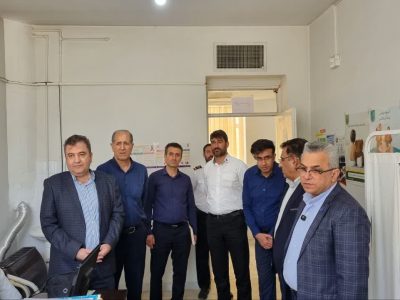بازدید مشاور عالی رئیس دانشگاه و معاون بهداشت دانشگاه علوم پزشکی شیراز از مرکز خدمات جامع سلامت شبانه روزی خان زنیان