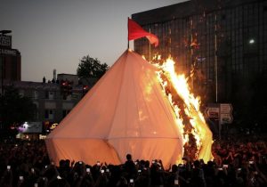 خیمه‌سوزان عصر عاشورا، قدیمی‌ترین مراسم نمایشی محرم در شهر‌های فارس