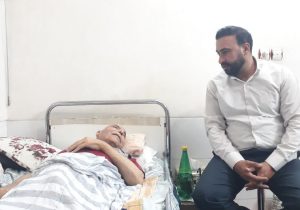 عطر عاشورا در خانه خادم حسینی؛ تجلیل از حاج آقا احمدی در روز دلدادگان کربلا