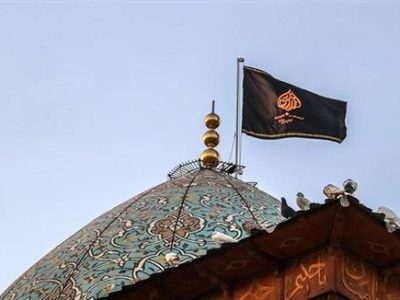 شاه چراغ ، سیاهپوش سالروز شهادت سید الساجدین (ع)