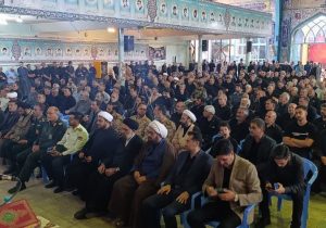 برگزاری مراسم بزرگداشت شهدای اقتدار و امنیت در شهرستان اقلید