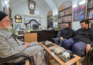 دیدار عضو شورای شهر شیراز با حجت‌الاسلام والمسلمین طاهری