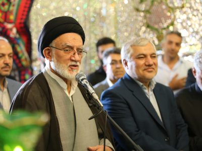 برگزاری مراسم غبارروبی حرم مطهر حضرت سید علاءالدین حسین(ع)