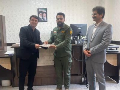 دیدار رئیس محیط زیست کازرون و کوهچنار با مقامات قضایی به مناسبت هفته قوه قضاییه