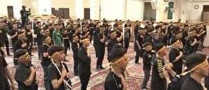 عزاداری دانش آموزان شیرازی در سوگواره احلی من العسل در حرم شاهچراغ
