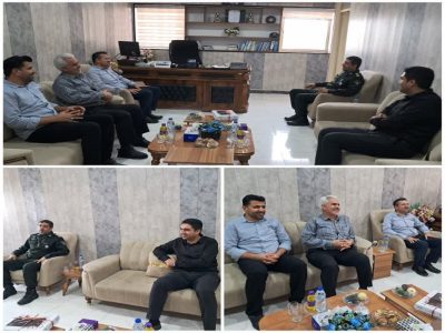 دیدار رئیس منابع طبیعی لامرد با فرمانده انتظامی