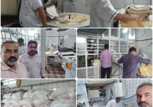 نظارت مستمر بر نانوایی‌های جهرم حتی در روزهای تعطیل