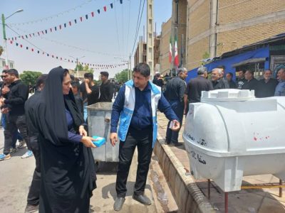 نذر سلامت در محرم/حضور میدانی آبفا فارس برای تضمین کیفیت آب در ایام عزاداری
