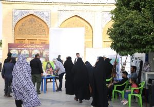 اجرای پویش فرهنگی «۲۰۴۰» در حرم مطهر سیدعلاءالدین حسین (ع)
