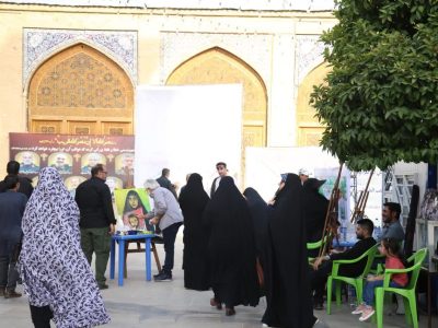 اجرای پویش فرهنگی «۲۰۴۰» در حرم مطهر سیدعلاءالدین حسین (ع)