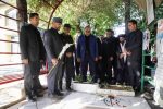 مراسم گلباران قبور مطهر شهدا در شیراز به مناسبت آغاز هفته دولت