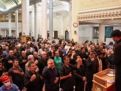 مراسم عزاداری سالروز رحلت نبی مکرم اسلام(ص) و شهادت امام حسن‌ مجتبی(ع)، در حرم مطهر