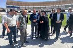 بازدید رئیس کل دادگستری و دادستان مرکز استان فارس از ورزشگاه پارس شیراز