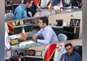 دیدار عمومی مدیرکل انتقال خون استان فارس با مراجعان