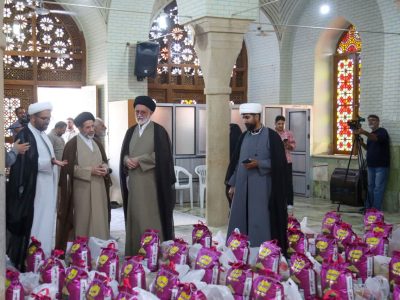 توزیع ۵ هزار بسته معیشتی در قالب طرح «قرار دوازدهم» در حرم مطهر سیدعلاءالدین حسین(ع)