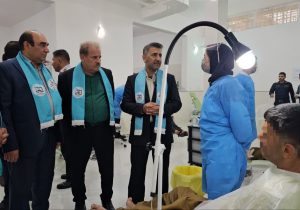  ارائه خدمات رایگان دندانپزشکی به مددجویان مجتمع کار درمانی فارس