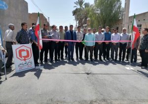 بهره برداری ۲۳۰۰مترمربع آسفالت روستای خسویه شهرستان زرین دشت