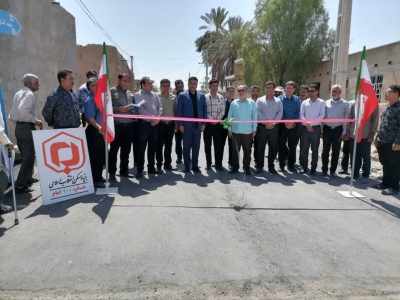 بهره برداری ۲۳۰۰مترمربع آسفالت روستای خسویه شهرستان زرین دشت