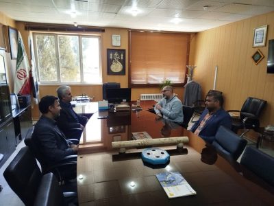 دیدار مدیرکل استاندارد استان فارس با مدیرکل آزمایشگاه فنی و مکانیک خاک استان فارس