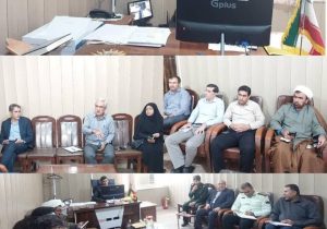 برگزاری جلسه شورای اداری بخش کوهمره نودان به مناسبت هفته دفاع مقدس و آغاز سال تحصیلی جدید