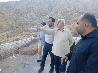 بازدید مدیر کل حفظ و نشر ارزش های دفاع مقدس و مقاومت استان فارس از طرح های شاخص بوستان کوهستانی دراک