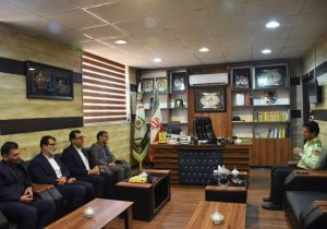 نشست هم‌اندیشی مدیرکل صمت فارس و سرپرست پلیس امنیت اقتصادی استان همزمان با هفته فراجا