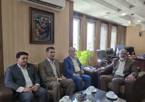 دیدار مدیر کل استاندارد فارس با رئیس منطقه ۳ سازمان بازرسی و بازرس کل استان فارس