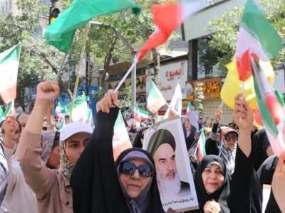 برگزاری راهپیمایی سراسری بشارت نصر در فارس