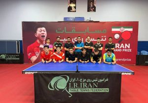 حضور نمایندگان شایسته شیراز در اردوی تیم ملی تنیس روی میز جوانان کشور