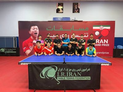 حضور نمایندگان شایسته شیراز در اردوی تیم ملی تنیس روی میز جوانان کشور